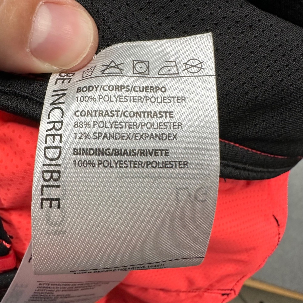 SUGOI Womens RS Zap Jacket Neon Coral Black Lightweight Cycling Running Size L - Picture 10 of 10